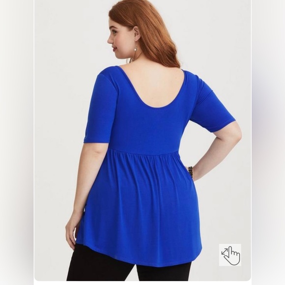 SOLD -NWT Torrid cinched babydoll tunic - Picture 8 of 8
